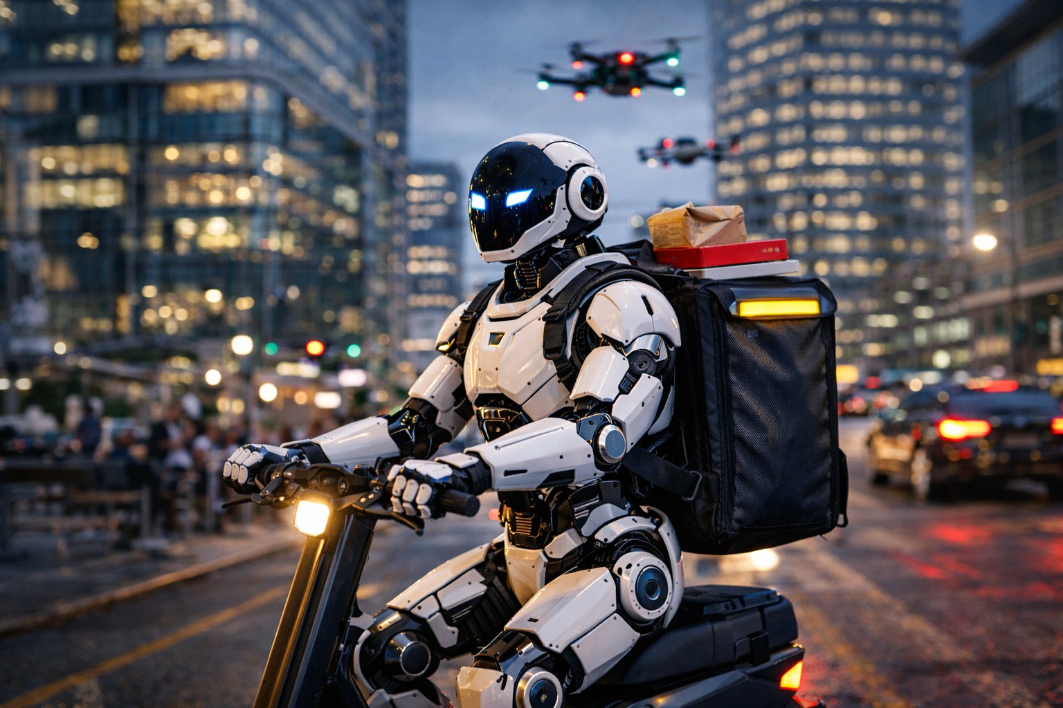 Il rider del futuro sarà un robot? La rivoluzione del food delivery è già iniziata