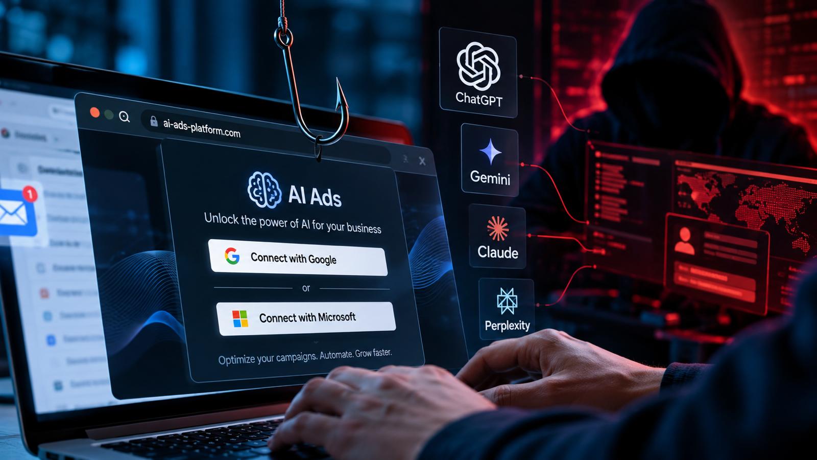 Il phishing cambia volto: i falsi servizi ai mettono a rischio le identità digitali delle imprese